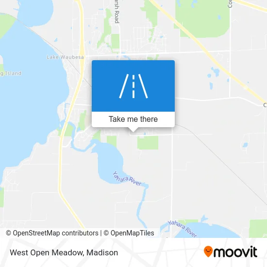 West Open Meadow map