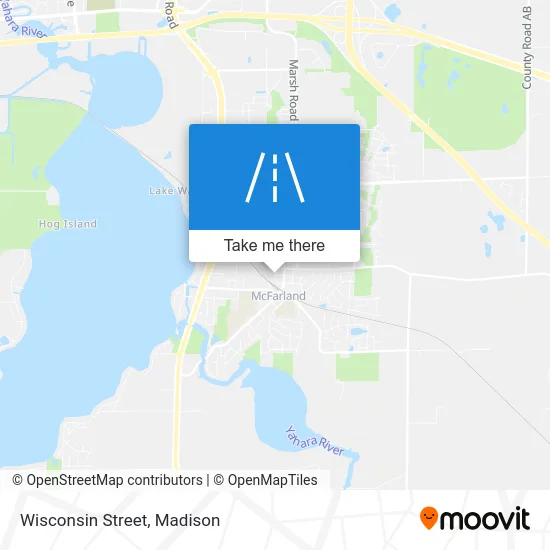 Wisconsin Street map