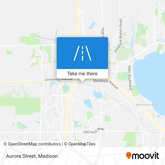 Mapa de Aurora Street