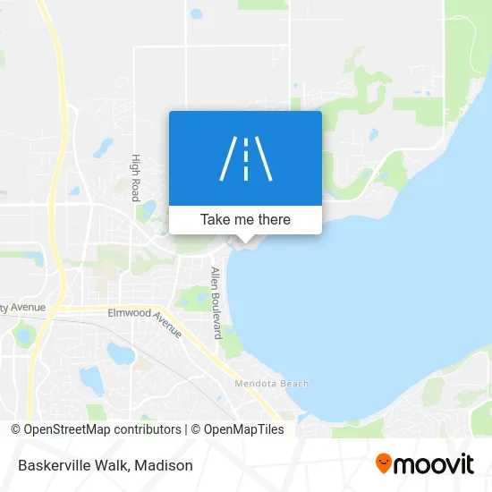 Baskerville Walk map