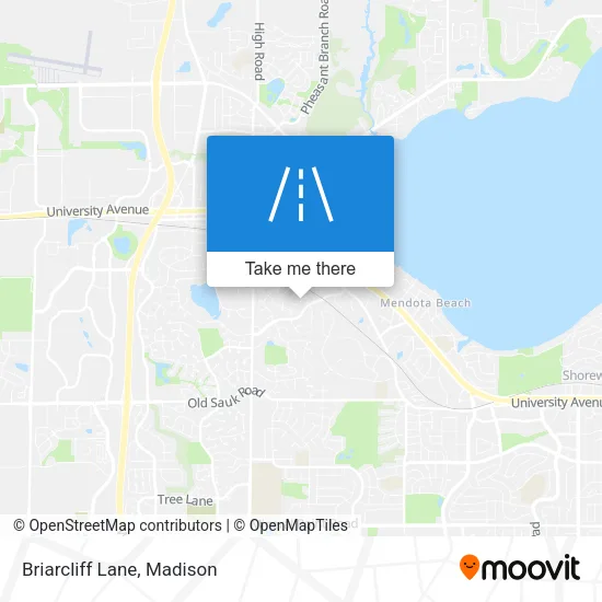 Briarcliff Lane map