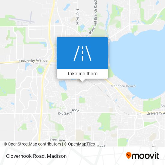 Clovernook Road map