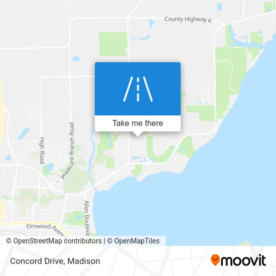 Concord Drive map