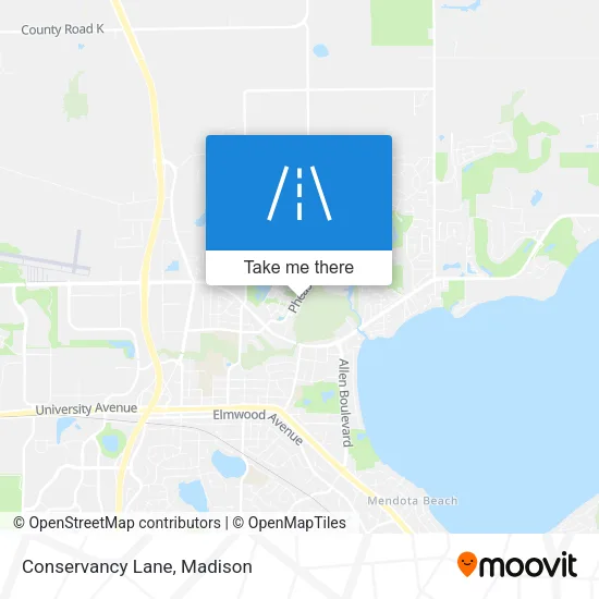 Conservancy Lane map