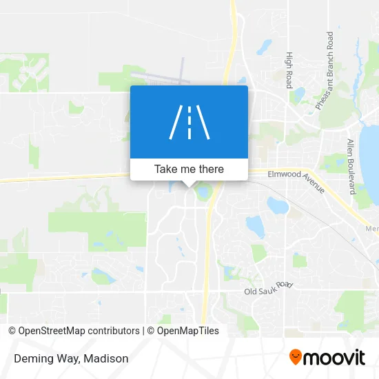 Deming Way map