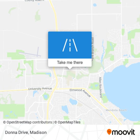 Donna Drive map