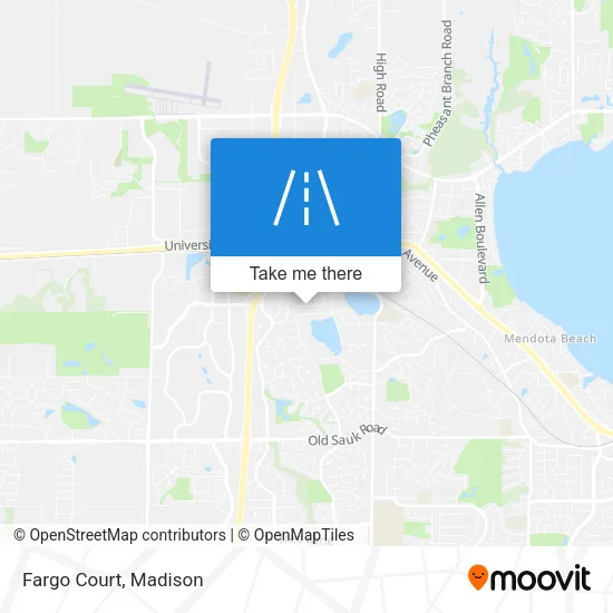 Mapa de Fargo Court