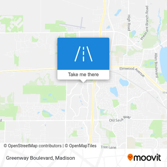 Greenway Boulevard map