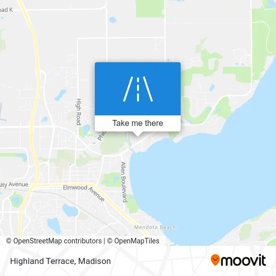 Highland Terrace map