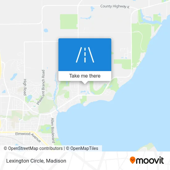 Lexington Circle map