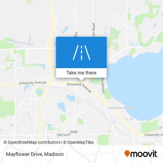 Mayflower Drive map