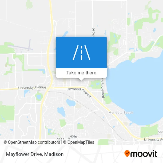 Mayflower Drive map