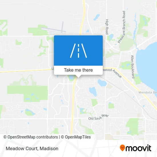 Mapa de Meadow Court