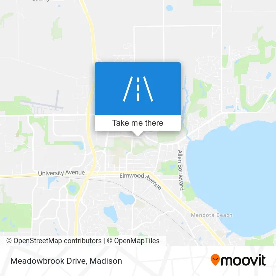 Meadowbrook Drive map