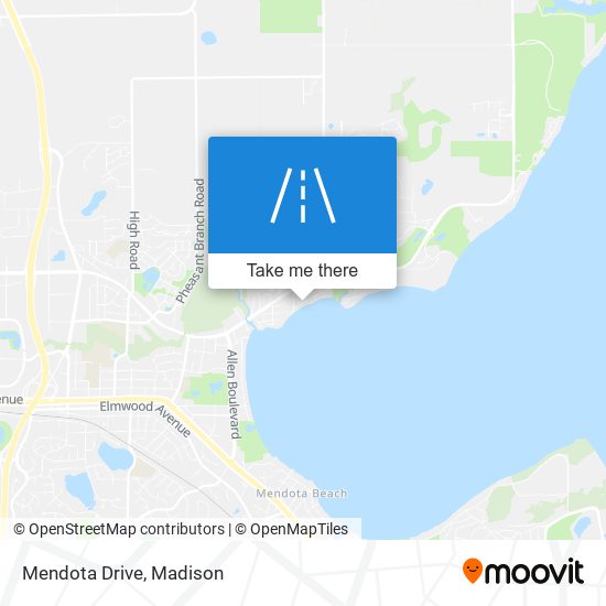 Mendota Drive map