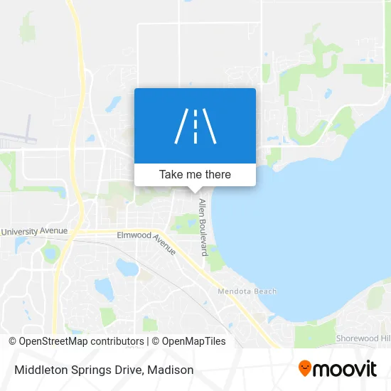 Middleton Springs Drive map