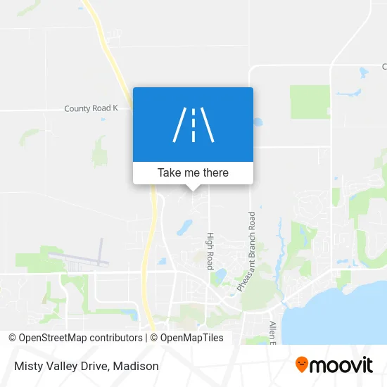 Misty Valley Drive map