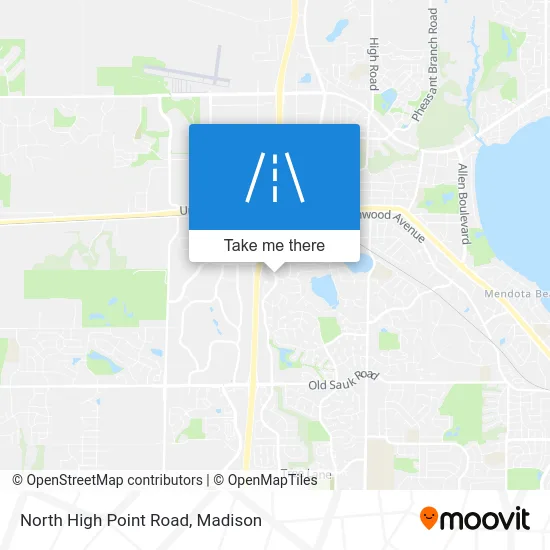 North High Point Road map