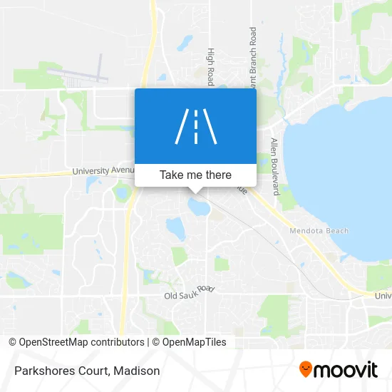 Parkshores Court map