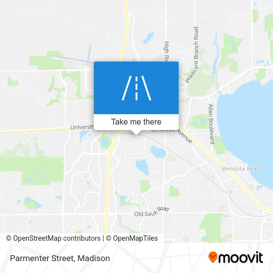 Mapa de Parmenter Street