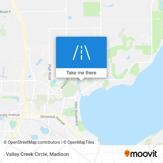 Valley Creek Circle map