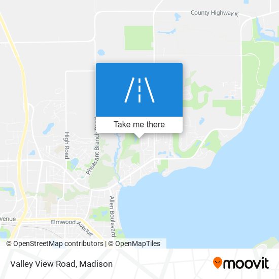 Valley View Road map