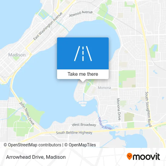 Arrowhead Drive map