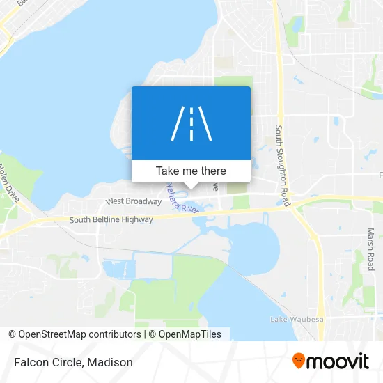 Falcon Circle map