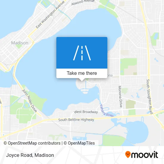Joyce Road map