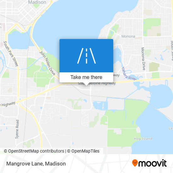 Mangrove Lane map