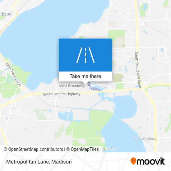 Metropolitan Lane map