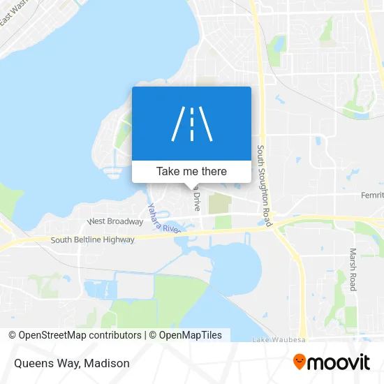 Queens Way map