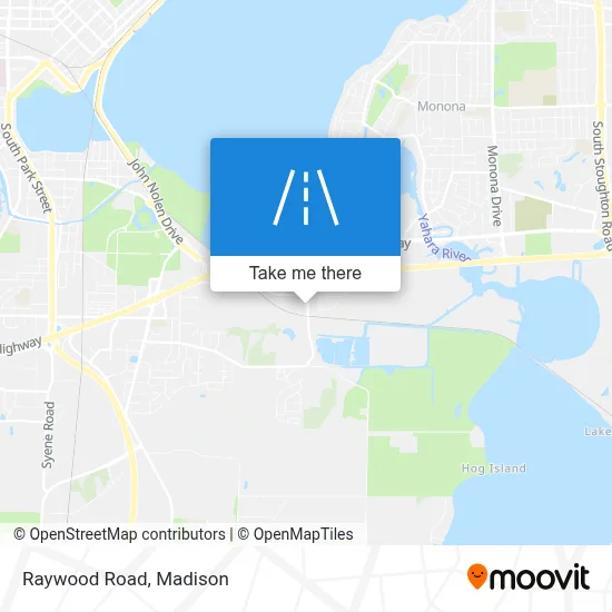 Raywood Road map