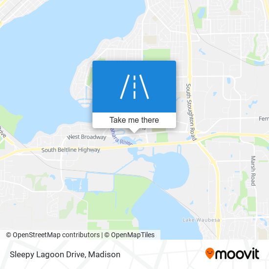 Sleepy Lagoon Drive map