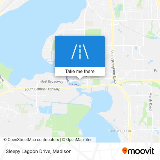 Sleepy Lagoon Drive map
