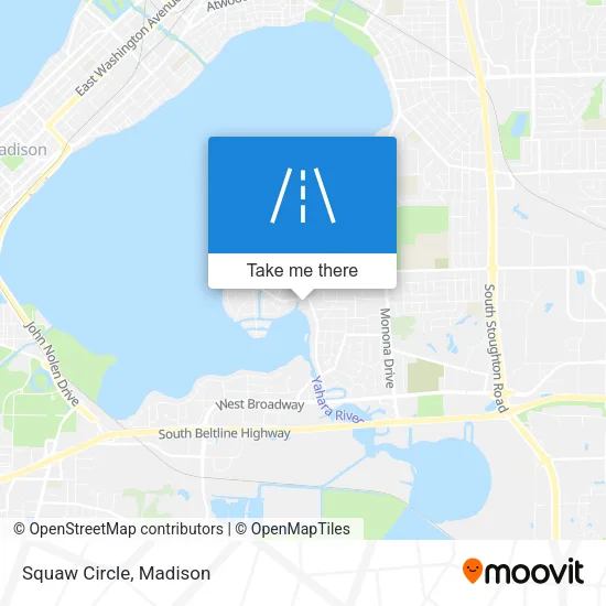 Squaw Circle map