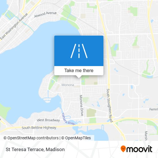 St Teresa Terrace map