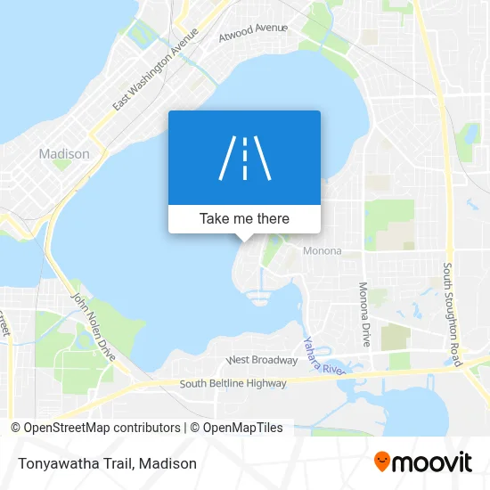 Tonyawatha Trail map