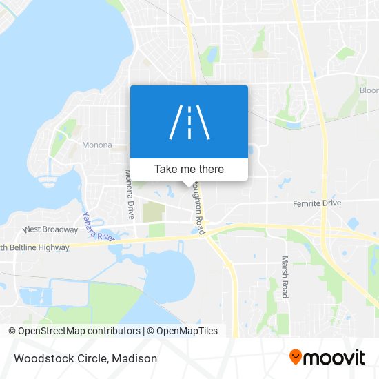 Mapa de Woodstock Circle