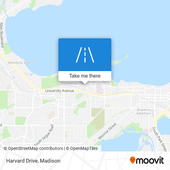 Harvard Drive map