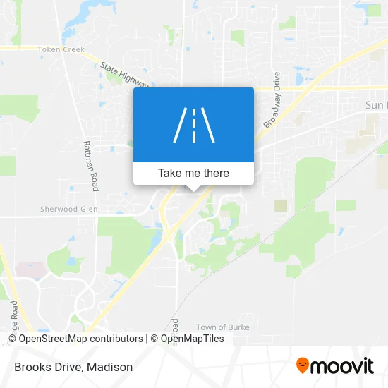 Brooks Drive map