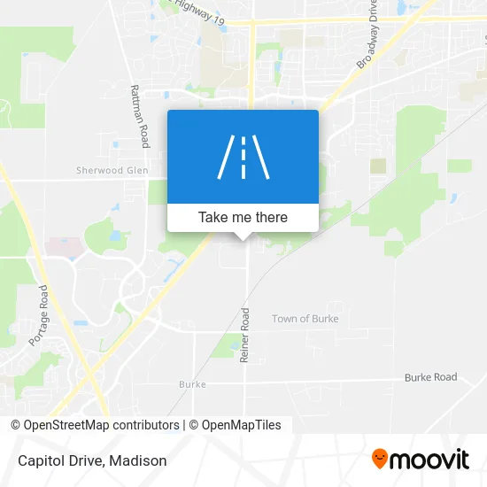 Capitol Drive map