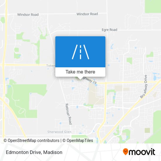 Edmonton Drive map