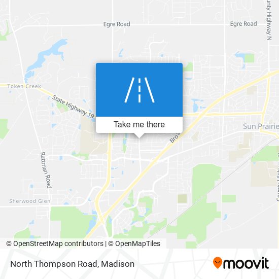 North Thompson Road map