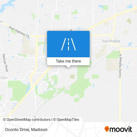 Oconto Drive map