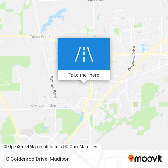 S Goldenrod Drive map
