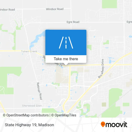 State Highway 19 map