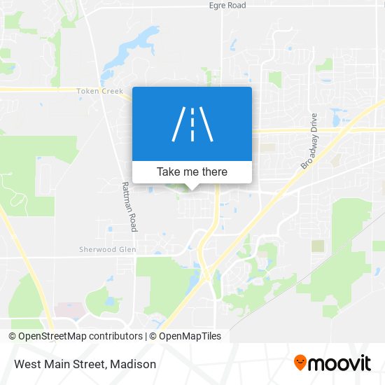 West Main Street map