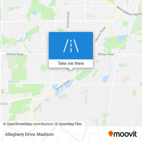 Allegheny Drive map