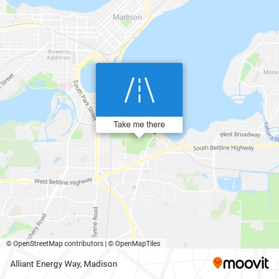 Mapa de Alliant Energy Way